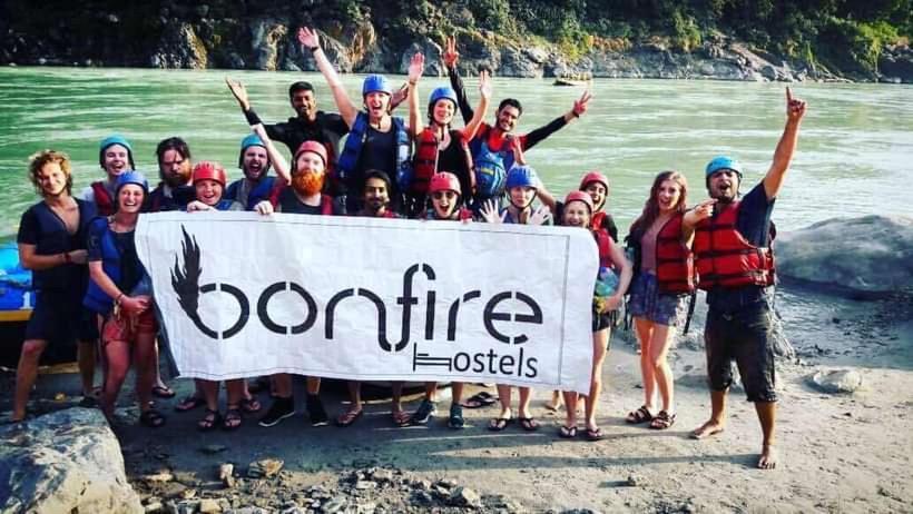 Bonfire Hostels Rishikesh Rishīkesh Exterior foto
